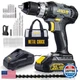 RIDA 20V Cordless Drill 1/2" Keyless Chuck 355 In-lb Torque 2.0Ah Battery