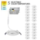 WAC Lotos 4" LED 5-CCT Round Recessed, 24 Pack, FWH - R4ERAR-W9CS-WT-24