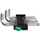 WERA 05133163001 950/9 Hex-Plus 3 L-key set, metric, chrome-plated, 9 pieces