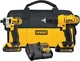DEWALT 20V MAX Cordless Drill and Impact Driver,Power Tool Combo Kit,2 Batteries