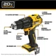 DeWalt 20V MAX 1/2" BRUSHLESS Compact Cordless Hammer Drill/Driver Kit DCD798
