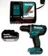New Makita 18V XFD10 1/2" Battery Drill Driver, 1) BL1850B 5.0 Battery, Charger