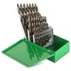 Steel Vision 29pc Hyper-Step High-Speed Cobalt Stubby Reduced Shank Drill Bit...