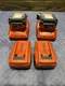 TWO Hilti C-4/36-90 Battery Chargers W/FOUR Hilti B22 4.0 Batteries. Barely Used