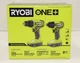 RYOBI 18V Cordless 2-Tool Combo Kit with Drill/Driver, Impact Driver (FVS034947)