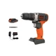 BLACK+DECKER 20V MAX Cordless Drill Kit with &lrm;Battery, Charger, Includes D