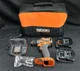 Ridgid R87012 1/2" 18V Brushless Drill with 2 2ah Batteries and Charger