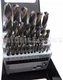 29pc Magnum Bit Drill Set Tri-Flat Shank Industrial Bits w/ Steel Index Case