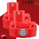2X New 18V FOR MAKITA Ni-MH 4800mAh 1822 1823 1833 1834 PA18 6349D 6390D battery