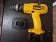 DeWalt DW953  Cordless Drill VSR 3/8"  - 2 Batteries UNTESTED