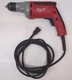 Milwaukee BROKEN Magnum 0201-20 3/8"  Drill, 0-2500 RPM Keyless Chuck BROKEN