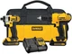 DEWALT 20V MAX Cordless Drill and Impact Driver, Power Tool Combo Kit (DCK240C2)