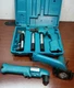 Makita Cordless Tool Kit 9.6V 3 3/8" Circular Saw, Angle Drill, Drill, Batteries