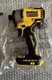 DEWALT Yellow/Black 20V MAX DCF809 1/4" Brushless Impact Driver, Tool Only