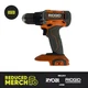 RIDGID R860010 1/2" 18V 18Volt Drill/Driver Needs Cleaned A