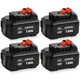 1~4Pack 12V Max 7.0AH Lithium Battery For DeWalt DCB120 DCD710 DCF813 DCB127-2