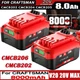 2X 8.0Ah For Craftsman V20 20V MAX Lithium Battery CMCB204 CMCD711C2, CMCD710C2