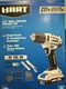 Battery and Charger NOT included- Hart 20v 3/8" Drill/Driver Project Kit HPPK03B