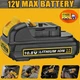 12V Max 3.0AH Lithium DCB127-2 Battery for DeWalt DCB120 DCD710 DCF813 Tools