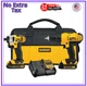 DEWALT 20V MAX Cordless Drill and Impact Driver, Power Tool Combo Kit (DCK240C2)