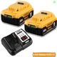 2X For DeWalt DCB200 18V 6.0Ah Battery with Charger - Works with DCD790, DCF880