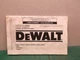 Instruction Manual for Dewalt Random Orbital Sander DW217,DW222,DW223G,DW245,DW2