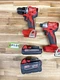Milwaukee 3601-20 / 3650-20 Impact, Drill And Batteries Combo P1-50