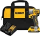 DEWALT 20V MAX Brushless Cordless Impact Driver 1/4-In, Variable Speed DCF840D1