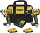 Dewalt 20V MAX XR CORDLESS 1/2IN DRILL/DRIVER + 1/4IN IMPACT DRIVER COMBO KIT