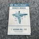 Vintage Black & Decker 1/2" Reversing Drill Owner's Manual # 7250 USA Rare