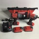 Set of Two Craftsman V20 cordless power tools: CMCD713 & CMCF813 W/ Accessories