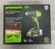 Greenworks POWERALL 24V Cordless Brushless Drill/Driver with 2Ah Battery Charger