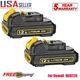 2X 12Volt for DEWALT DCB120 MAX LITHIUM ION DCB121 3.0 Ah Battery DCD710 DCB127