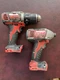 For PARTS or REPAIR - Milwaukee 2650-20 Impact Driver & 2606-20 Drill/Driver 18V