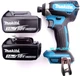 New Makita Brushless 18V XDT13 1/4" Impact Driver, (2) BL1830B Batteries 18 Volt