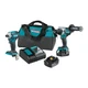 Makita XT288T 18V LXT Lithium Ion Brushless Cordless 2 Pc Combo Kit 5.0Ah