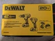 New DeWalt DCK240C2 20V Drill/Driver Impact Driver Combo Kit