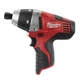 Milwaukee 2455-20 M12 Lithium-Ion 1/4 Hex Cordless No-Hub Driver, Bare Tool