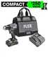 ⭐️NEW⭐️ FLEX 24V Cordless 1/2 Inch 2 Speed Compact Drill Driver Kit FX1131-1A