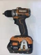 RIDGID R8701 18V Cordless Brushless SubCompact 1/2" Drill/Driver W/ 2 Batteries