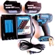Makita 18V XDT11 Cordless 1/4" Impact Driver, (2) BL1840B 4.0 Batteries, Charger