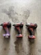 Lot Of (3) Broken Milwaukee 2650-20 M18 HEX 1/4" Brushless Compact Impact Driver