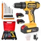 Aseboy 20V Cordless Drill with 2 Batteries, Charger & 3/8" Keyless Chuck Kit