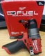 Milwaukee M12 FUEL 3403-20 12V Compact Subcompact Drill/Driver Tool Only