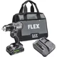 FLEX 1/2-in Keyless Compact 24-volt Cordless Drill Brushless W/Battery Kit Set