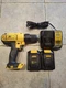 DeWalt DCD771 20V Cordless 1/2" 2 Speed Drill Driver w/ 2 batteries and charger