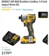 ⭐️NEW⭐️ DeWalt 20V MAX Brushless 1/4" Impact Driver Kit DCF840D1
