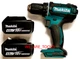 New Makita 18V XFD10 Cordless 1/2" Battery Drill Driver, 2) BL1840B 4.0 Battery