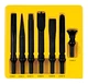 Grey Pneumatic 7pc Air Hammer Chisel/ Cutter/ Hammer Bit Set .498" Shank #CS807