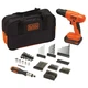 BLACK+DECKER 20V MAX Cordless Drill with 100 pc Kit (BDC120VA100) Orange